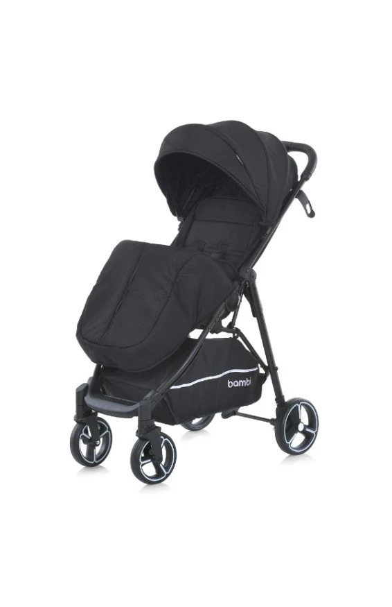 Коляска Bambi M 4249-2 (black matt),  код товара: M 4249-2 black matt